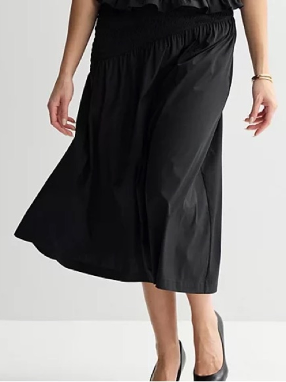 Thalia Sodi Black ruched maxi Skirt